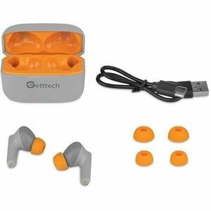 Audifonos Inalambricos Getttech, Bluetooth 5.3, Usb Tipo-c, Hasta 5 Horas, Con Cancelación De Ruido,microno Doble, Control