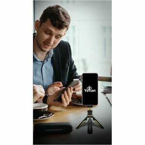 Trípode Yeyian - Plástico ABS, Aluminio - Negro, Oro