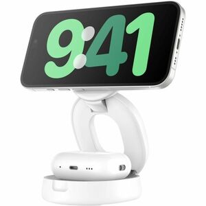 Belkin BoostCharge Induktionsladegerät - Weiß - für Qi2-fähiges Gerät - Magnetisch