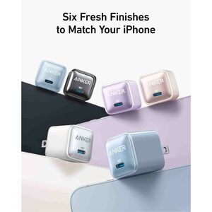 ANKER Nano Pro 20W Adaptador CA - Adaptador universal - Para iPhone, iPad, AirPod, Apple Watch, iPad mini, iPad Pro, Smart