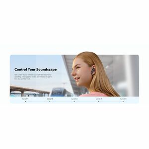 soundcore Liberty 4 True Wireless Earbud Stereo Earset - Black Velvet - Binaural - In-ear - Bluetooth - Noise Canceling