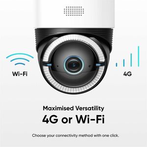 Eufy S330 Outdoor 4K Network Camera - Colour - Colour Night Vision - 3840 x 2160 - 4G LTE - Google Assistant, Alexa Suppor