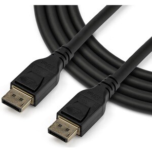 StarTech.com 3 m (118.11") DisplayPort A/V Cable - 1 Each - Cable for Desktop Computer, Monitor, TV, Projector - First End