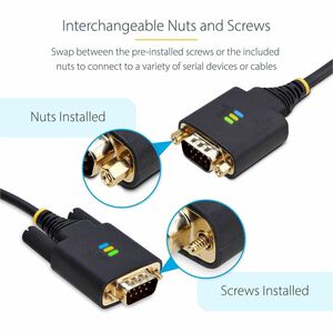 StarTech.com 91.44 cm (36") Serial/USB Data Transfer Cable - 1 - Cable for Desktop Computer, Notebook, Peripheral Device, 