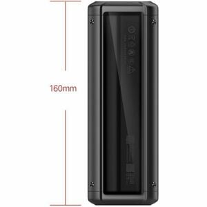 MI HyperCharge Power Bank - Black - For Smartphone - Lithium Ion (Li-Ion) - 25000 mAh - 212 W - 3 A - USB Type-C Connector