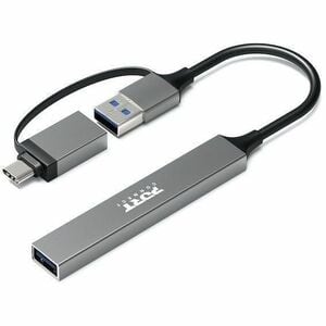 Port USB Hub - USB Type C, USB Type A - 60 MB/s, 640 MB/s - Mouse, Keyboard, Hard Drive, Flash Drive, Notebook, Desktop - 