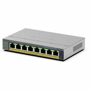 8-PORT POE+ 1G PLUS SWITCH POE BUDGET 62 W FANLESS