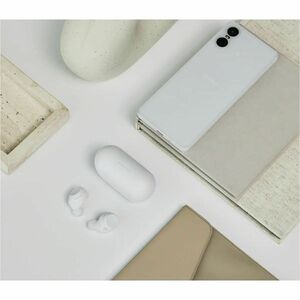 Sony WFC710NW True Wireless Earbud Stereo Earset - White - Binaural - In-ear - Noise Canceling