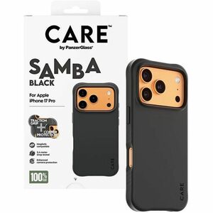CARE Fashion Case for Apple iPhone 17 Smartphone - Samba Black - Wireless Charging Compatible