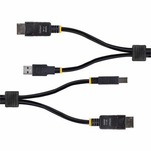 StarTech.com 3 m KVM Cable - 1 - Cable for KVM Switch - First End: 1x Displayport 1.2 Digital Audio/Video - Male, 1x 9-Pin
