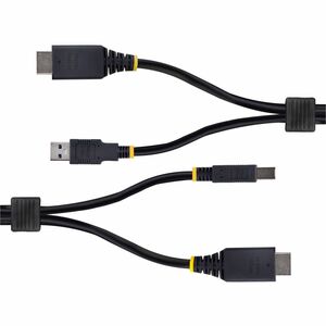 StarTech.com 1.83 m KVM Cable - 1 - Cable for KVM Switch - First End: 1x HDMI 2.0 Digital Audio/Video - Male, 1x 9-Pin USB