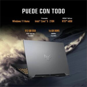 NB ASUS TUF Gaming A15 FA506NC 15.6In  i7 i7-13620H W11H 16 GB DDR5 512 GB SSD 1YW Gris T.V. IND GeForce RTX 3050