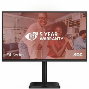 AOC 27E4U 27" Class Full HD LED Monitor - 16:9 - Black - 68.6 cm (27") Viewable - In-plane Switching (IPS) Technology - WL