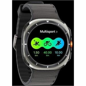 Samsung Galaxy Watch Ultra SM-L705F Smart Watch - 47.40 mm Case Height - 47.10 mm Case Width - Titanium Silver Body Color 