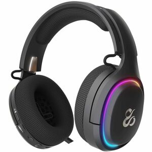 NEWSKILL Aton V2 Wireless Over-the-head Stereo Gaming Headset - Black - Binaural - Circumaural - 1000 cm - Bluetooth/RF - 