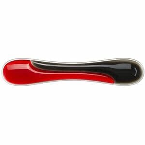 Repose-poignet Kensington Slim Duo Gel - 18 mm x 490 mm x 95 mm Dimension - Noir, Rouge - Gel - Résistant à la Pression - 