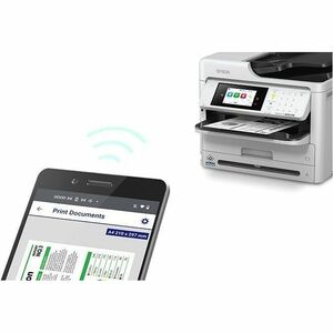 Impresora de inyección de tinta multifunción Epson WorkForce Pro WF-M5899 - Monocromo - Copiadora/Fax/Impresora/Escáner - 
