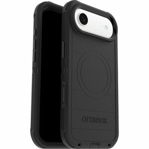 OtterBox Defender Pro Magnets with Camera Control for iPhone 17 Air - (Holster included) - Black - Poly Bag - 7.61 x 4.27 