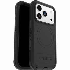 OtterBox Defender Pro Magnets with Camera Control for iPhone 17 ProMax - (Case + Holster) - Black - Poly Bag - 7.61 x 4.27