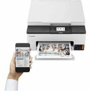 Stampante multifunzione a getto di inchiostro Canon MAXIFY GX1050 Con filo e senza fili MegaTank - Colore - Nero, Bianco -