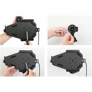 Brodit Tablet PC Tablet PC Holder - Portrait, Landscape - Acrylonitrile Butadiene Styrene (ABS), Acetal Plastic - Black - 