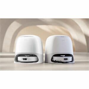 ROBOROCK Qrevo Curv 5A1 Robot Aspirapolvere e Lavapavimenti, Aspirazione 18.500 Pa, Doppio Sistema Anti-Groviglio, Mocio e