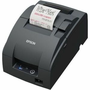 Epson TM-U220IIB POS System Dot Matrix Printer - Two-color - Wall Mount - Receipt Print - Ethernet - USB - USB Host - Seri