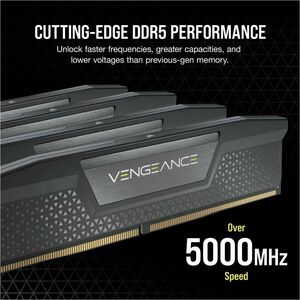 Módulo RAM Corsair Vengeance para Computadora de escritorio, Placa Base - 32GB (1 x 32GB) - RGB - DDR5-5600/PC5-44800 DDR5