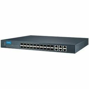 Advantech Ethernet Switch - 6 Ports - Manageable - Gigabit Ethernet - 1000Base-T, 1000Base-X - 2 Layer Supported - 20 SFP 