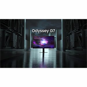 Samsung Odyssey G7 S37FG75DEN 37" Class 4K UHD Curved Screen Gaming LCD Monitor - 16:9 - Black - 37" Viewable - Vertical A