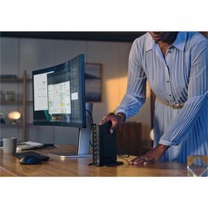 HP EliteDesk 8 G1a Desktop Computer - AMD Ryzen AI 7 350 - 64 GB - 1 TB SSD - Mini PC - Jack Black - AMD Chip - Windows 11