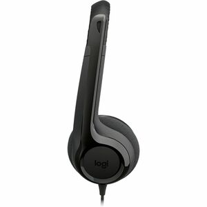 Logitech 有线 入耳式, 头戴式 立体声 耳机 - 黑 - 双声道 - 上耳式 - 32 欧姆 - 20 Hz 到 20 kHz - 190 cm 线缆 - 降噪, 双向 麦克风 - C型 USB