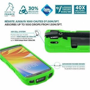 MOBILIS PROTECH Rugged Carrying Case Zebra Mobile Computer - Green - Drop Resistant, Shock Resistant, Scratch Resistant, D