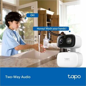 Tapo C216 Indoor/Outdoor Network Camera - Colour - 1 - 12.19 m Infrared/Color Night Vision - H.264 - 2304 x 1296 - 4 mm Fi