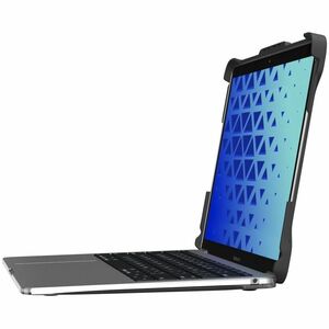 Extreme Shell-L para MacBook Air de 13,3" (2018-2021 con Touch ID - Chips Intel/M1) (Negro/Transparente)