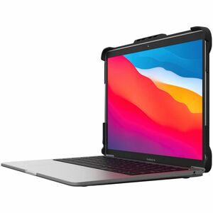 Extreme Shell-L para MacBook Pro de 13" (2021 y 2022 con Touch ID - Chip M1 y M2 -A1706/A1708/A1989/A2159/A2338) (Negro/Tr