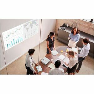 Epson EB-FH54 3LCD Projector - 16:9 - Portable - White - Front - 1080p - 12000 Hour Economy Mode - 16,000:1 - 4100 lm - HD