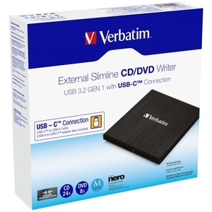 Masterizzatore DVD Verbatim - Esterno - DVD±R/±RW Supporto - 24x Scrittura CD/24x Riscrittura CD/24xSpaceLettura CD - 8x S