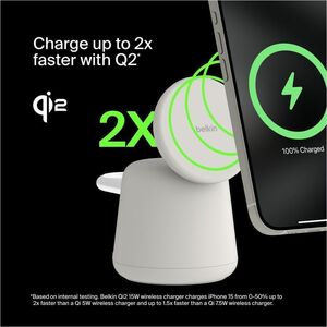 Belkin BoostCharge Pro Induction Charger - For Qi2-enabled Device - Qi2 Certified