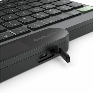 Lenovo Keyboard - Wireless Connectivity - Nordic - Black - Plunger Keyswitch - Bluetooth - 5.1 - 108 Key(s) - Windows 10, 