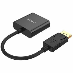 Unitek Video Adapter - 1 - 1 x DisplayPort Digital Audio/Video - Male - 1 x 15-pin HD-15 VGA - Female - 1920 x 1200 Suppor