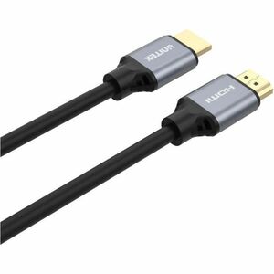 3M HDMI2.1 Male to Male Cable (8K 60Hz) Space Grey + Black UNITEK hook color box