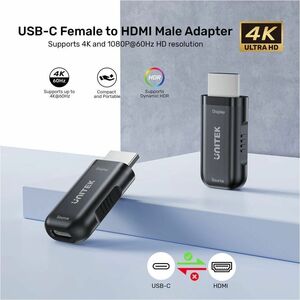 USB-C Female to HDMI Male Adapter 4K60Hz