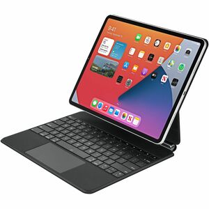 Portable iPad Case with Bluetooth Keyboard and Touchpad for iPad Pro 12.9inch - Black