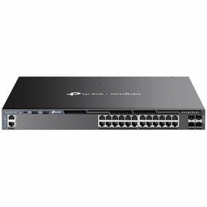 TP-Link Omada 25 Ports Ethernet Switch - Gigabit Ethernet, 10 Gigabit Ethernet - 10/100/1000Base-T, 10GBase-X - 3 Layer Su