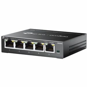 TP-Link Omada ES205G 5 Ports Manageable Ethernet Switch - Gigabit Ethernet - 10/100/1000Base-T - 2 Layer Supported - Twist