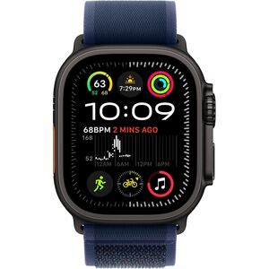 Apple Ajustable Correa para reloj - Pequeńo (S)/Mediano (M) - Azul Loop Adjunto - Azul - Titanio, Poliéster, Spandex, Nilón