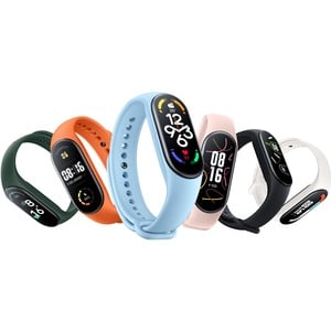 MI Smart Band 7 Pulsera inteligente - Negro Body Color - Aleación de aluminio, Vidrio templado Body Material - Termoplásti