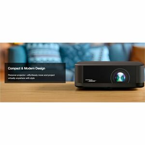 Epson Lifestudio 3LCD Projector - 16:9 - Portable, Ceiling Mountable - Black - High Dynamic Range (HDR) - Front, Rear, Cei