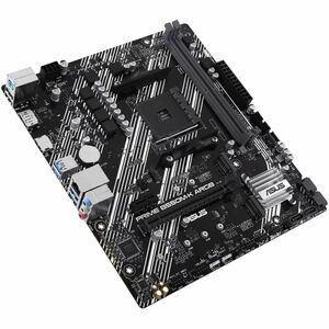 Carte Mère Asus Prime B550M-K ARGB - AMD B550 Chipset - Socket AM4 - Micro ATX - Ryzen 5, Ryzen 3 processeur compatible - 